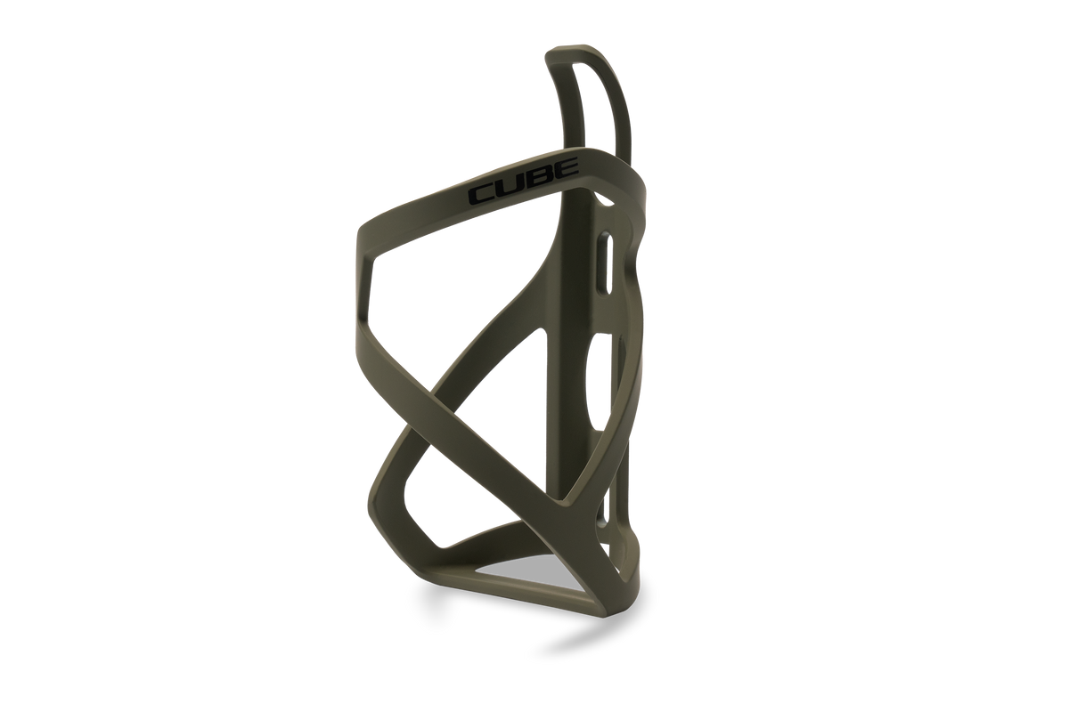 Cube Flaschenhalter HPP Left-Hand Sidecage matt dustyolive´n´glossy black