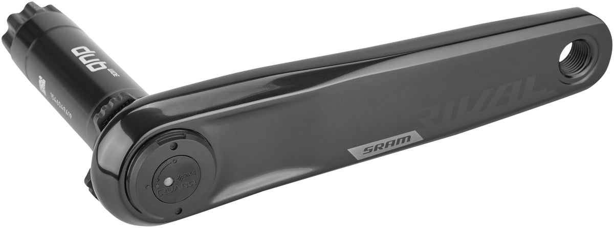 SRAM Rival AXS D1 DUB Wide Powermeter Kurbelarm Links schwarz