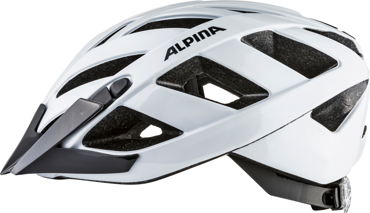 Alpina Panoma Classic City Helm weiß glänzend