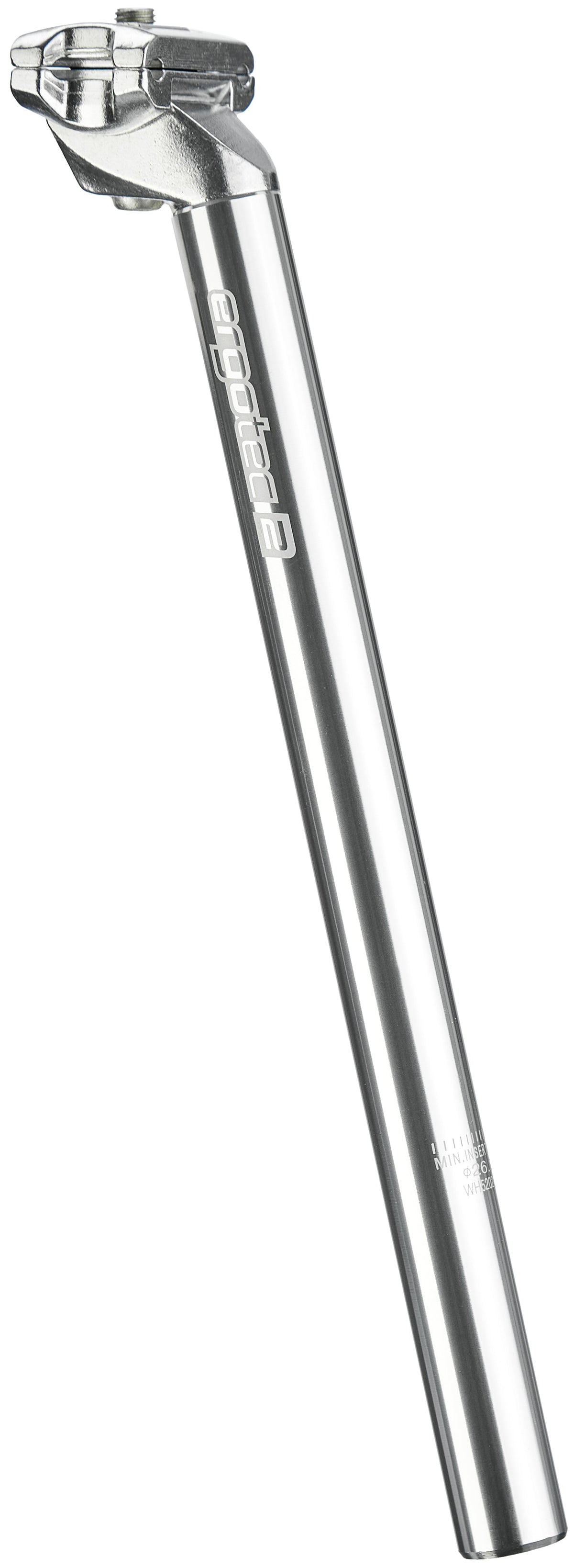 Ergotec CNC Patent-Sattelstütze Ø26,2mm silber