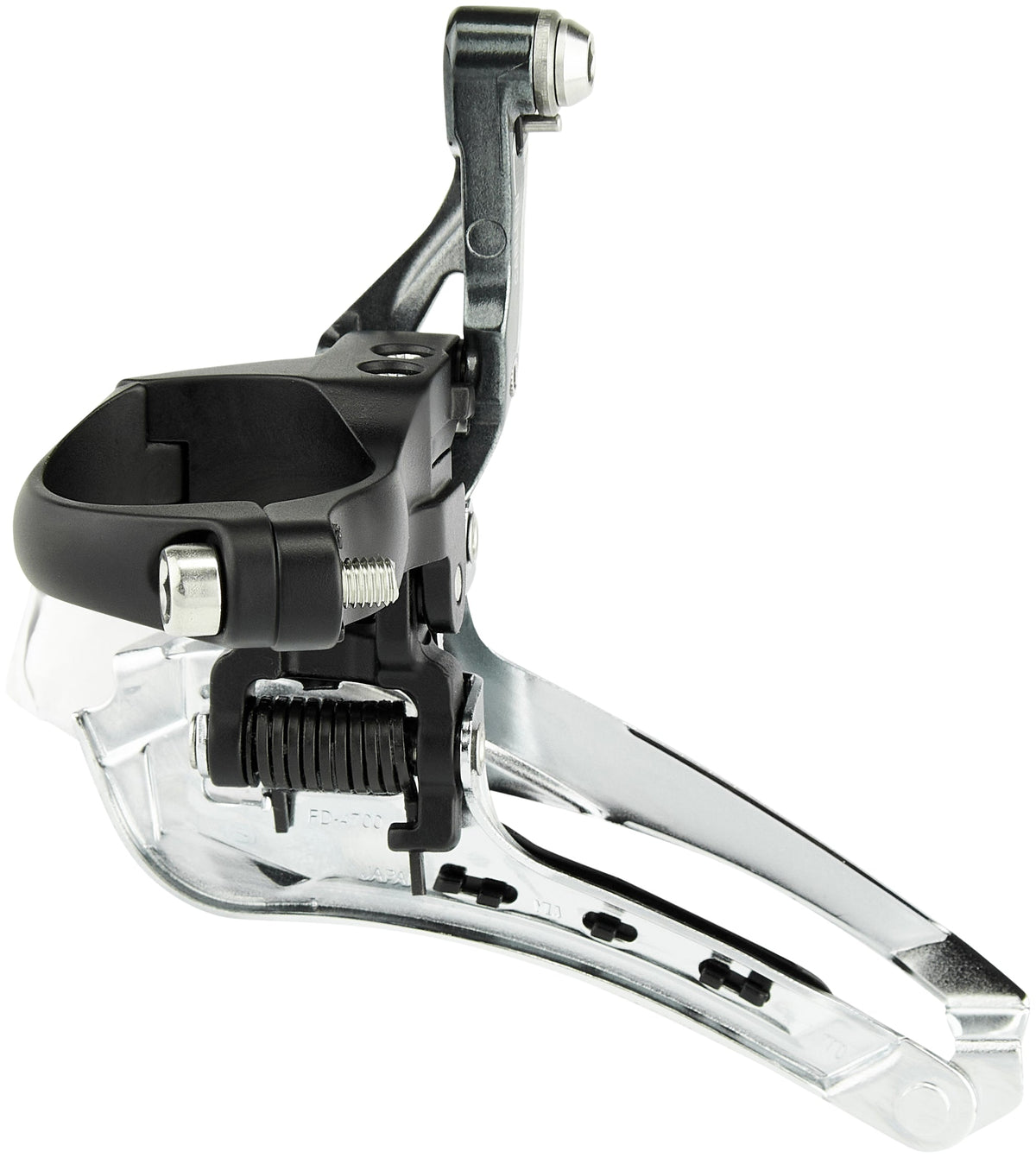Shimano Tiagra FD-4700 Umwerfer 2x10-fach Schelle Down-Pull grau