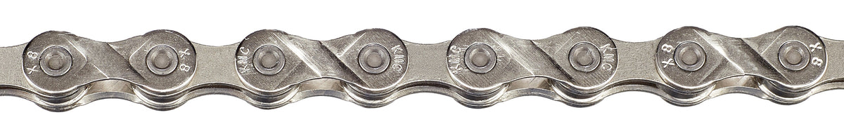 KMC X8 Kette 6-/7-/8-fach silber