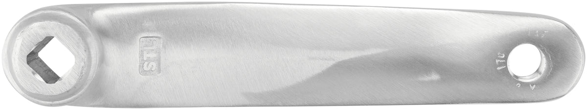 M-Wave Kurbelgarnitur 1-fach 44 Zähne Aluminium/Stahl silber