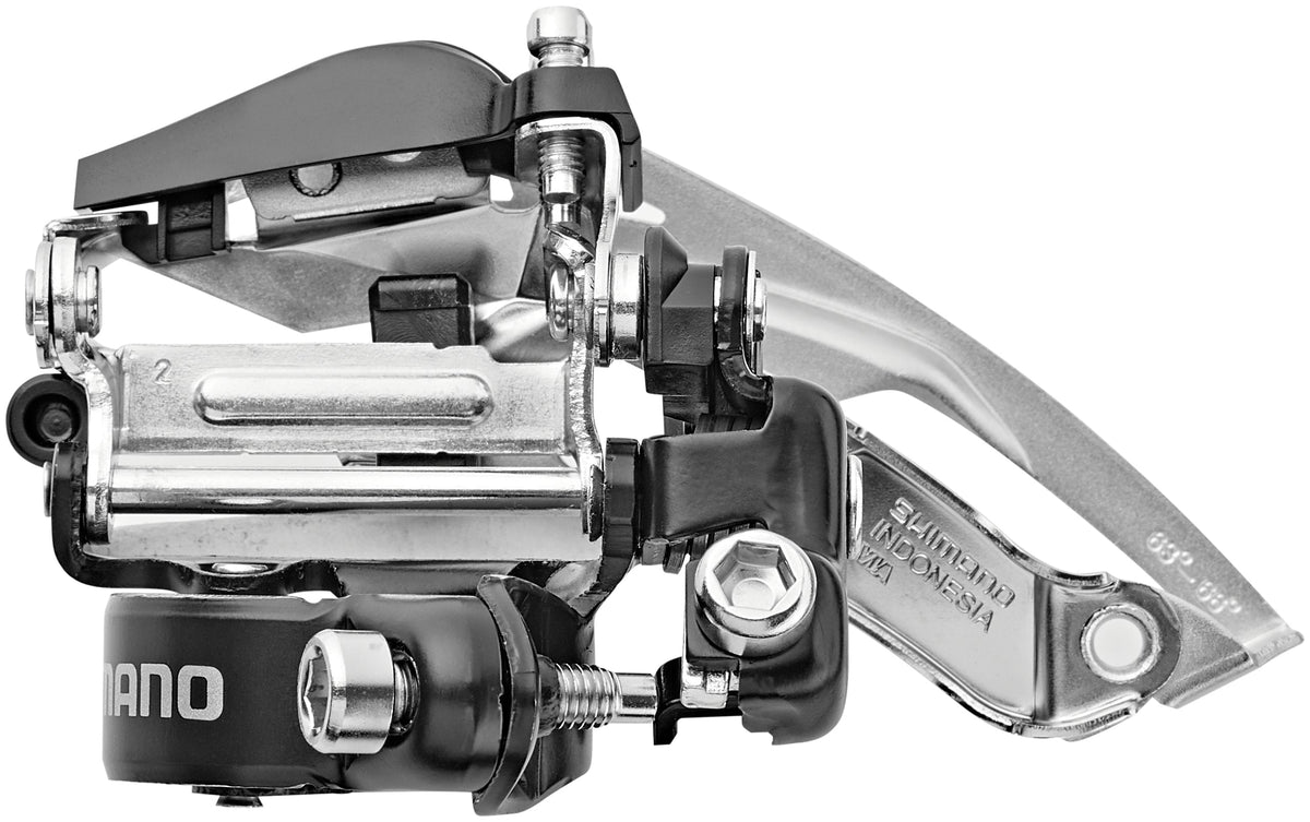 Shimano Tourney FD-TY700 Umwerfer Schelle Top Swing 63-66° 7/8-fach