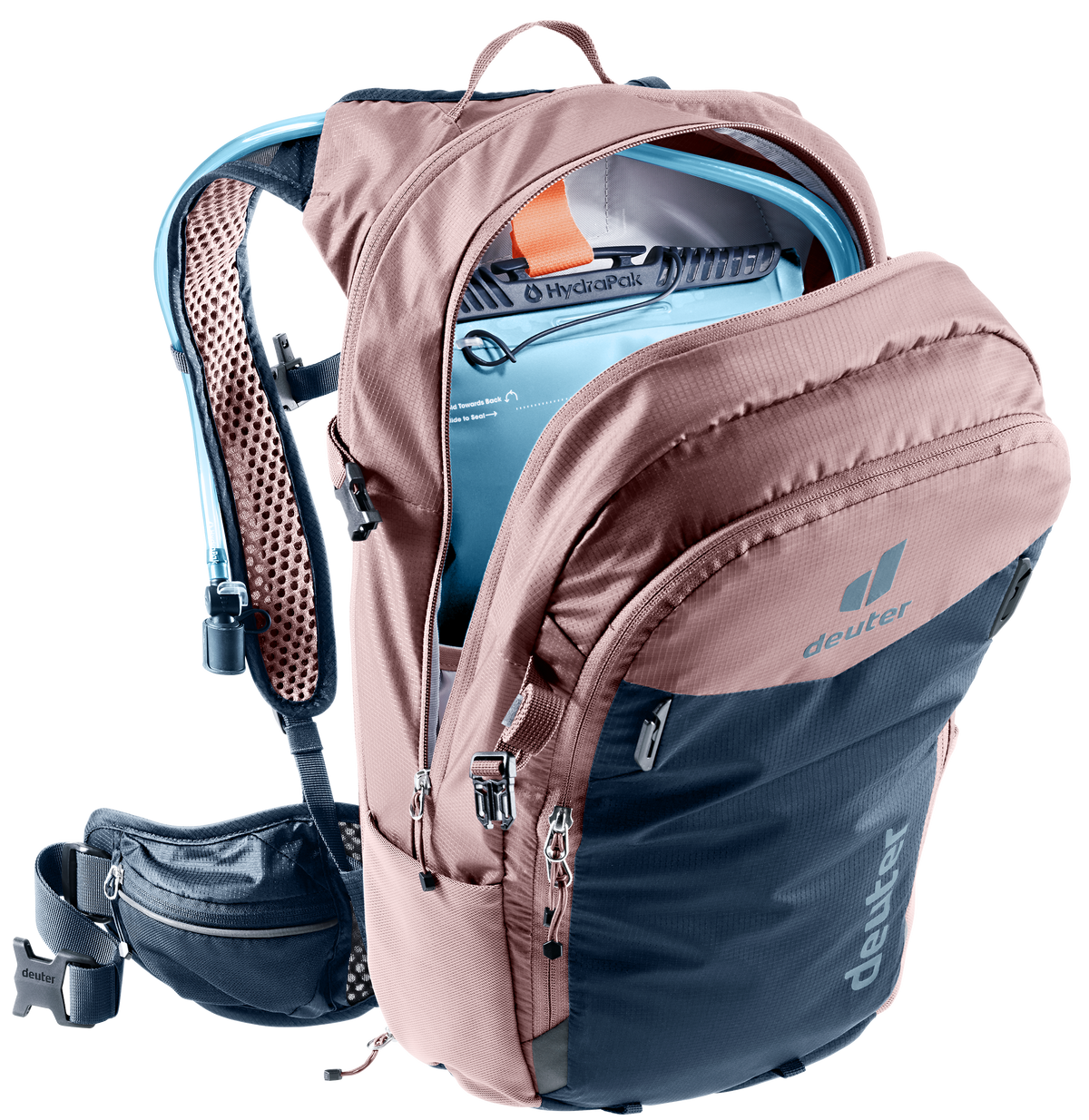 deuter Compact 14+3 Fahrradrucksack ink-ashrose