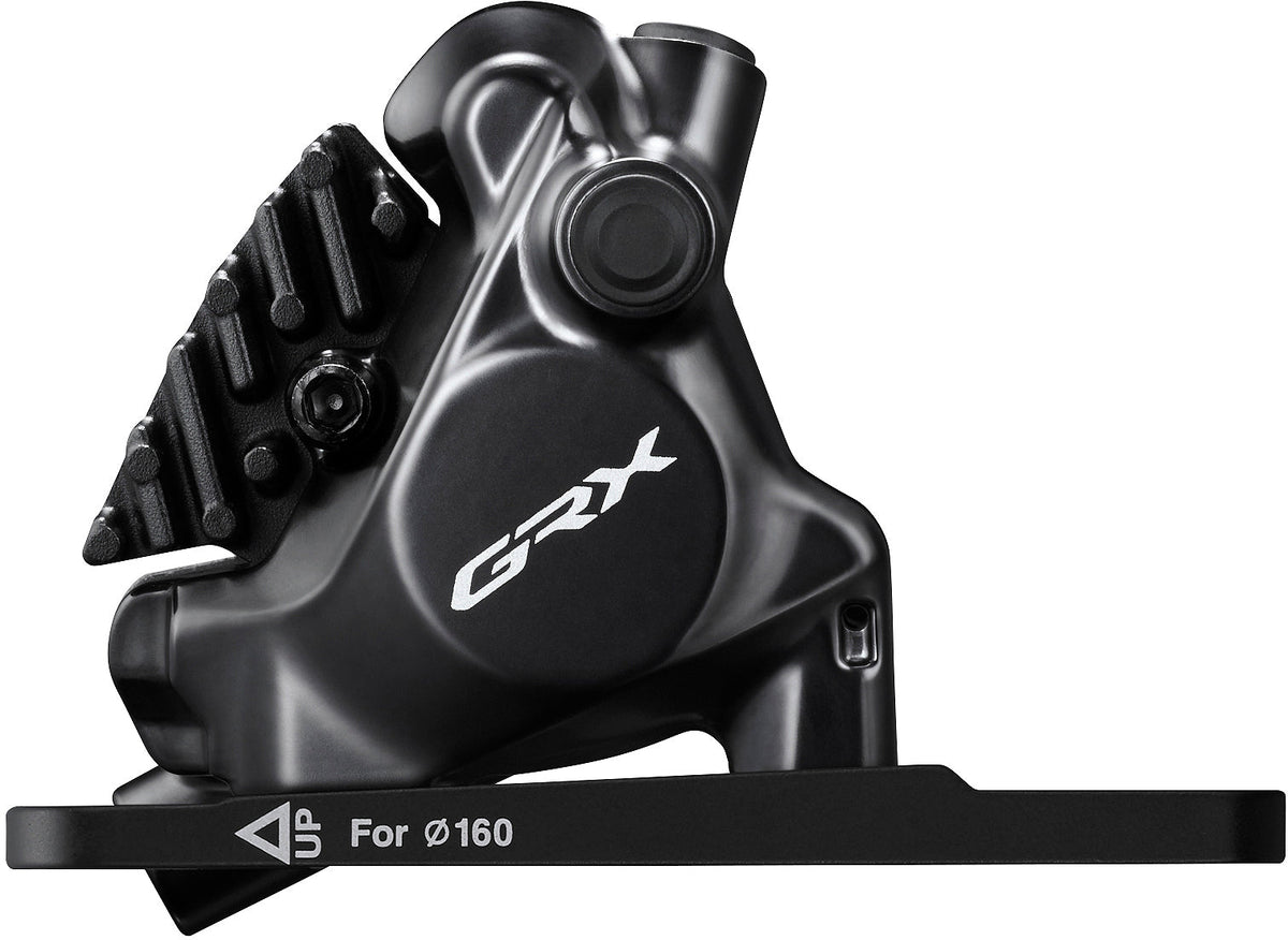 Shimano GRX ST-RX820/BR-RX820 Scheibenbremsset Hinten Flat Mount 12-fach grau/schwarz
