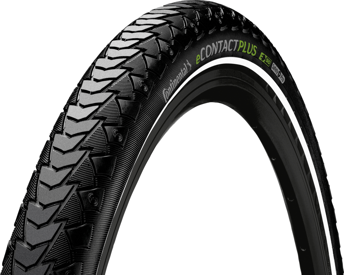 Continental eCONTACT Plus Draht 20" Drahtreifen schwarz-reflex
