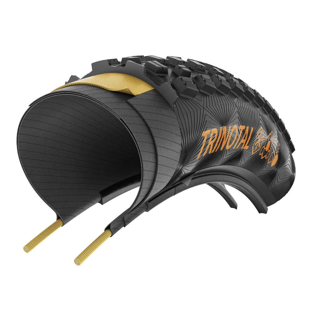 Continental Trinotal Trail Grip Falt 28" Faltreifen schwarz / schwarz skin