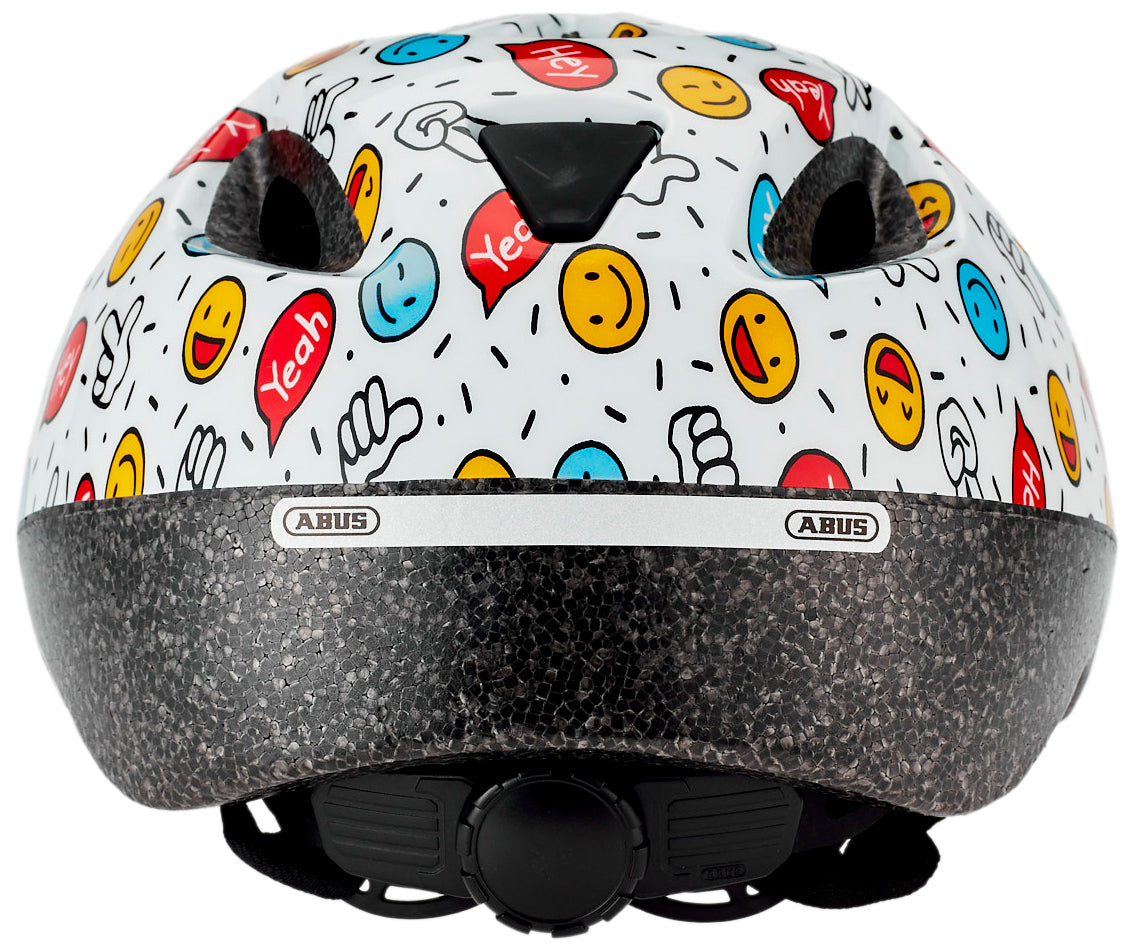 ABUS Smooty 2.0 Kinderhelm weiß smiley