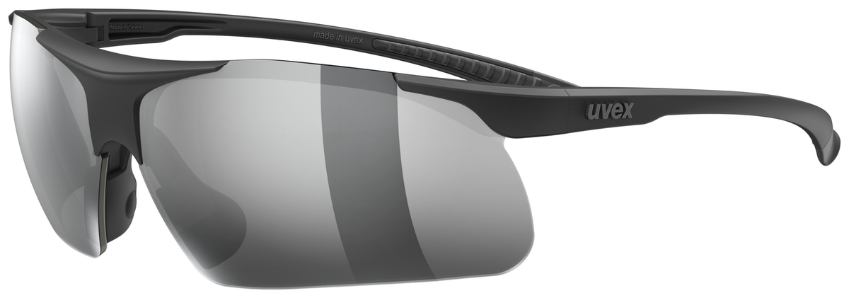 uvex Slade black matt/mirror silver