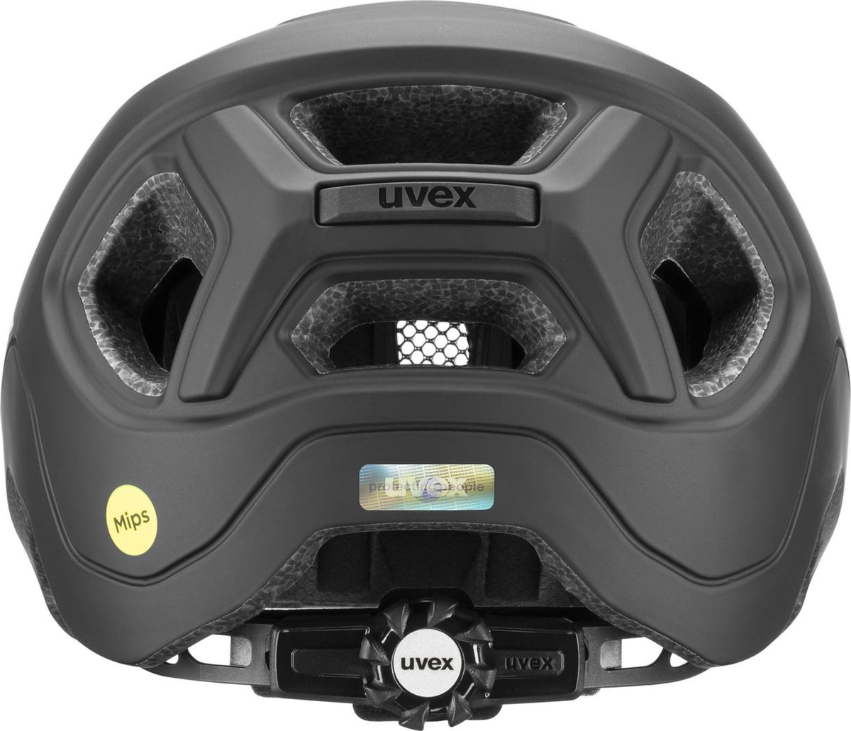 uvex React Jr. Mips Kinderhelm Black Matt