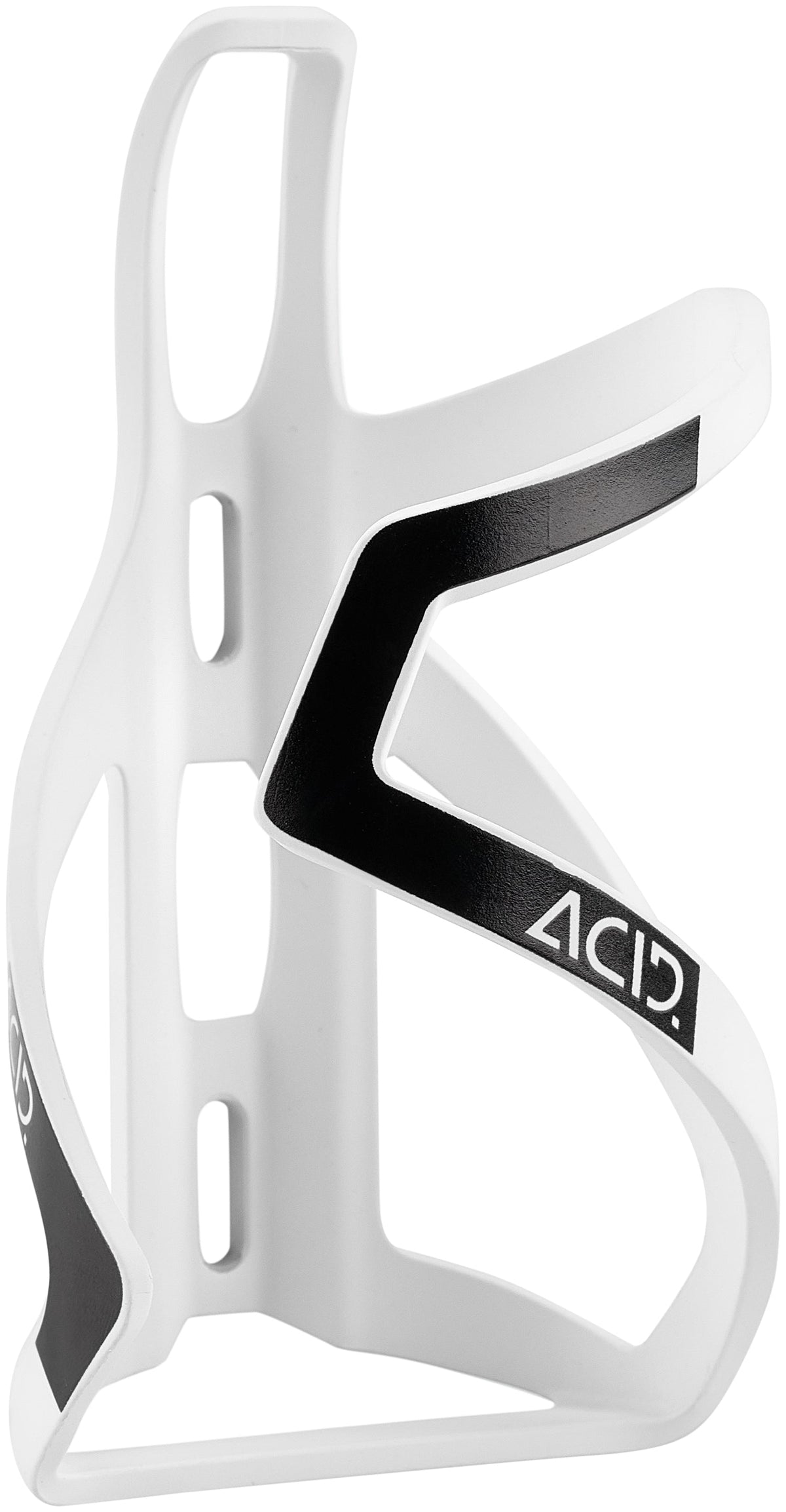 ACID Flaschenhalter HPP Left-Hand Sidecage matt white´n´glossy black