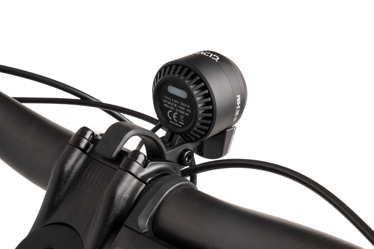 ACID E-Bike Frontlicht PRO-E 200 High Beam X-Connect black