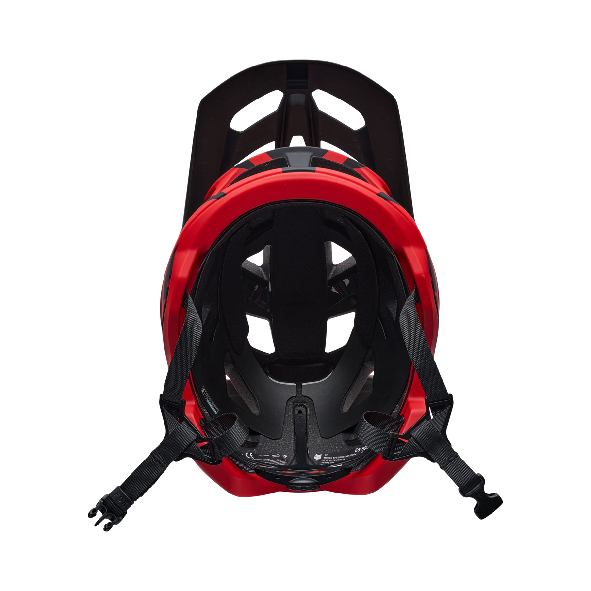 Fox Yth Speedframe Charge Helm Ce Red