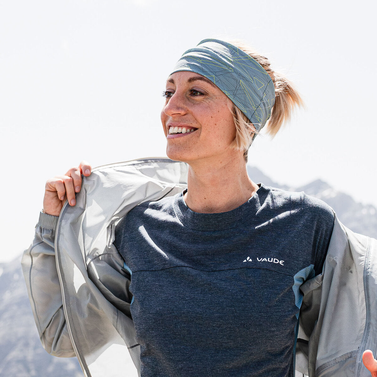 VAUDE Cassons Headband black/oat