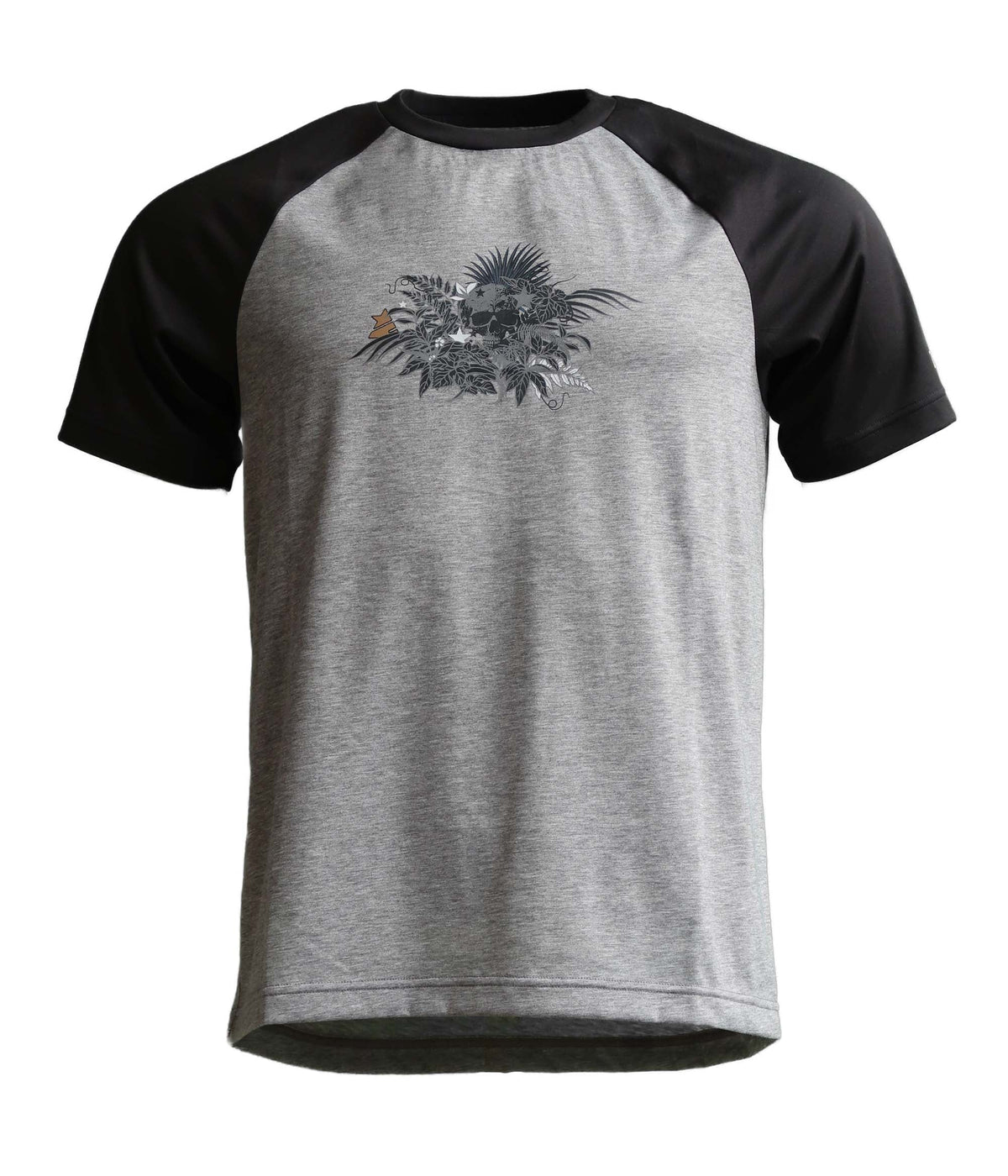 Zimtstern Riderz MTB Tee SS Men Gun Metal Melange/Pirate Black