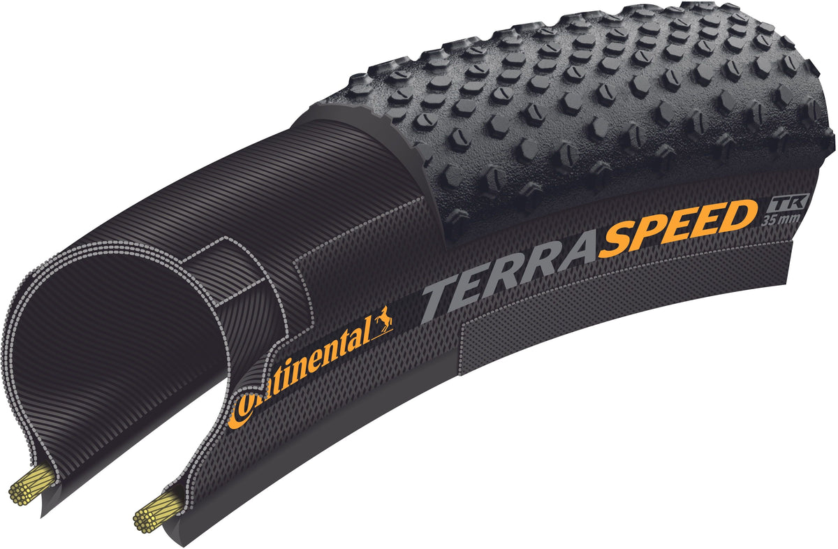 Continental Terra Speed ProTection Faltreifen TLR 28x1.50" schwarz/beige