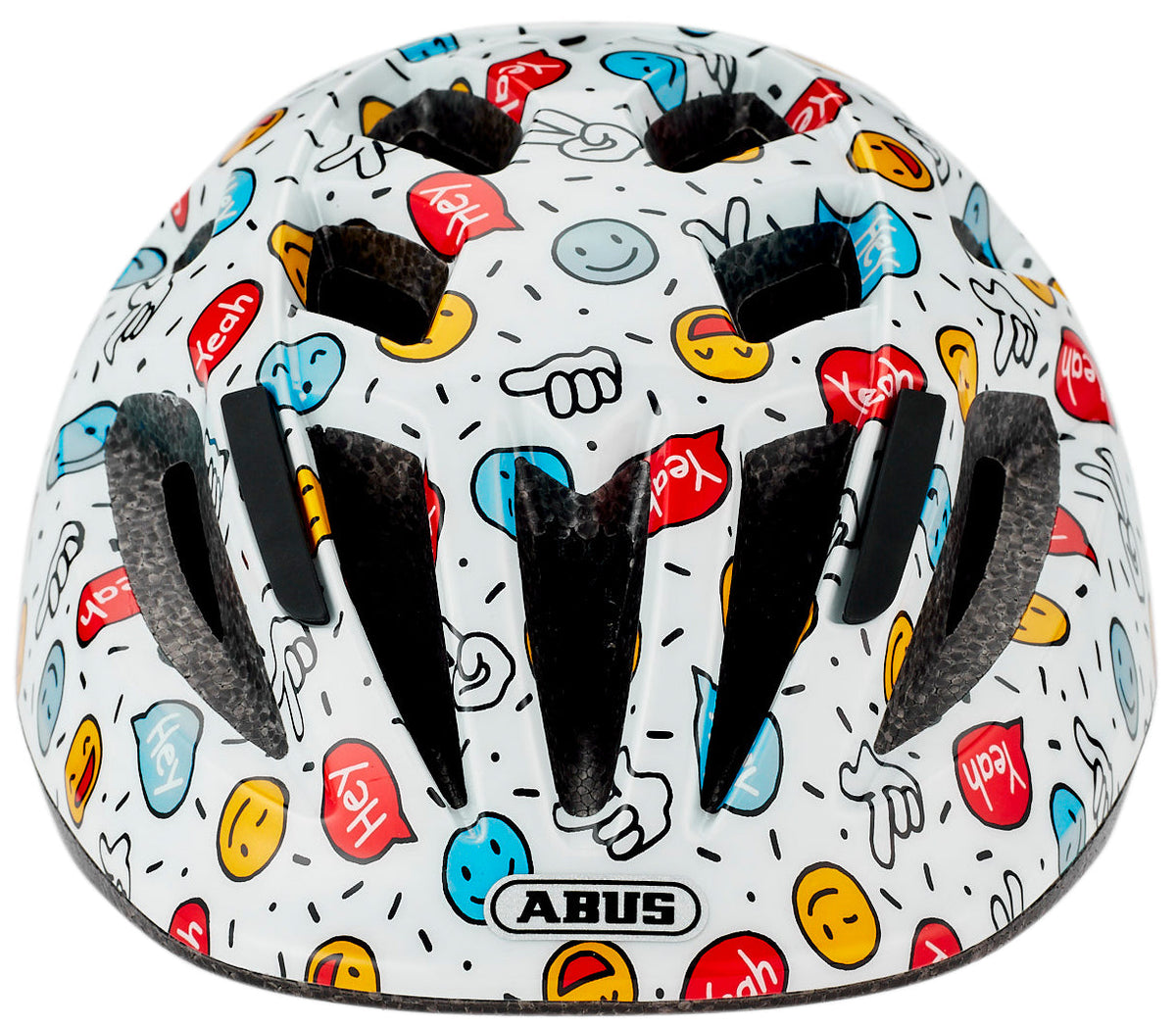 ABUS Smooty 2.0 Kinderhelm weiß smiley