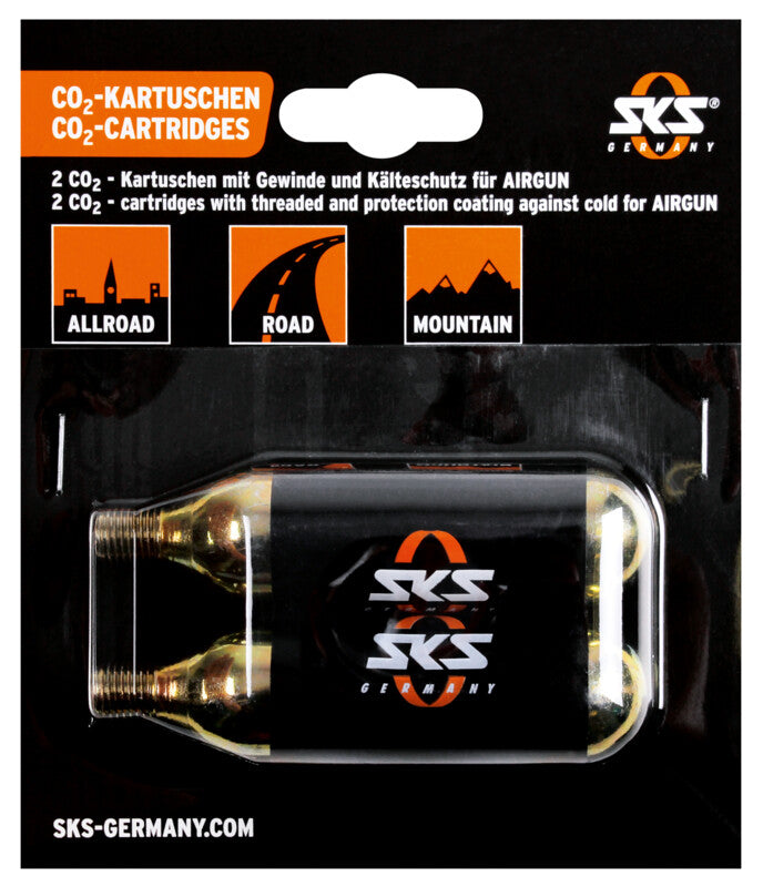 SKS CO2-Kartuschen-Set für SKS Airgun CO2, 2 Stück