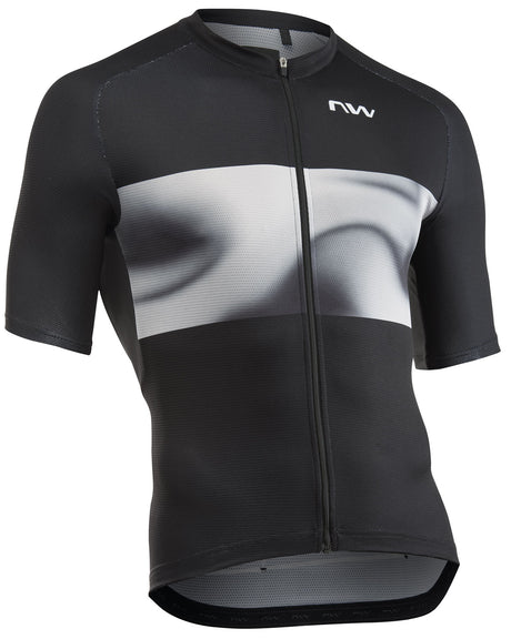 Northwave Force Evo Jersey Short Sleeve Black/Light Grey