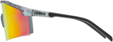 uvex Flowline Radbrille Smoke Mat / Mirror Red