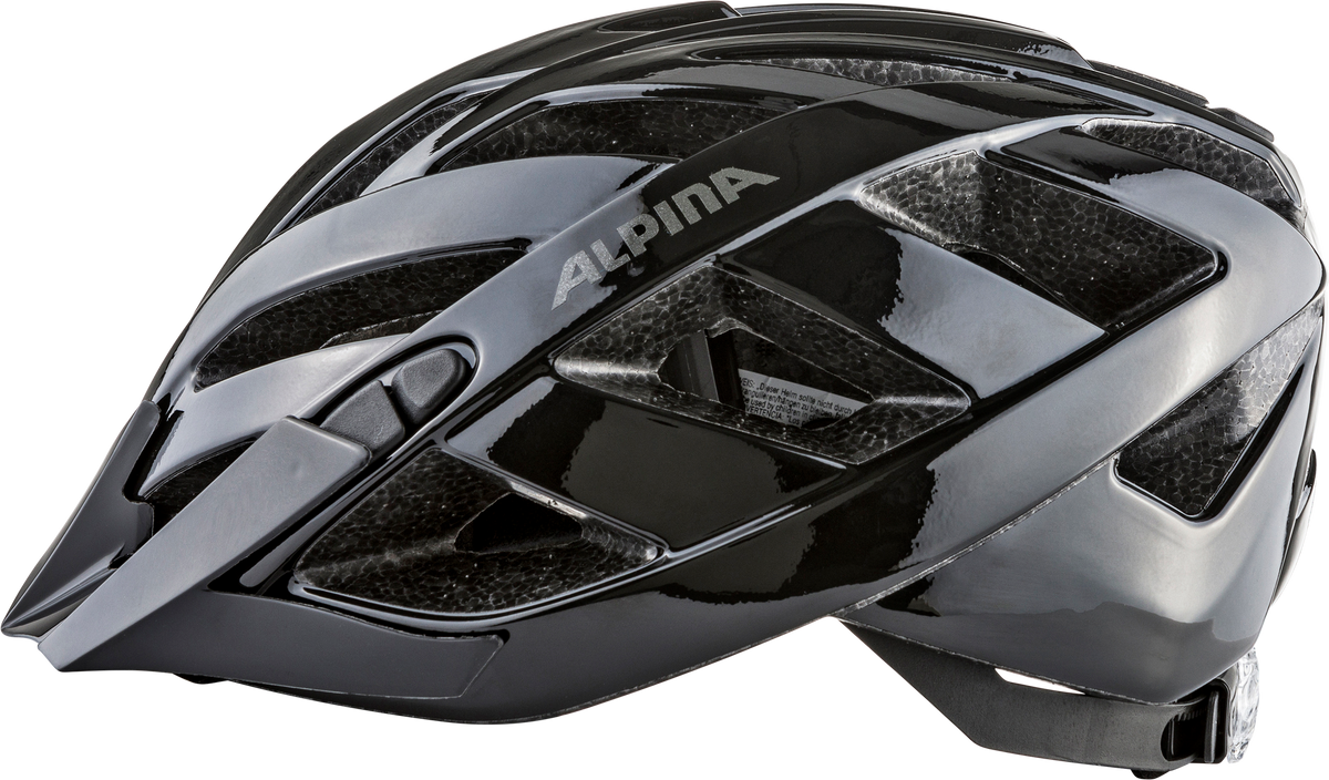 Alpina Panoma Classic City Helm schwarz glänzend