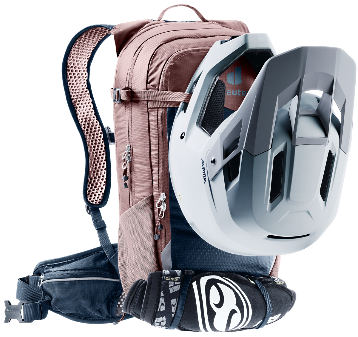 deuter Compact 14+3 Fahrradrucksack ink-ashrose