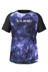 Cube MTB Trikot ARTLINE kurzarm blue´n´black