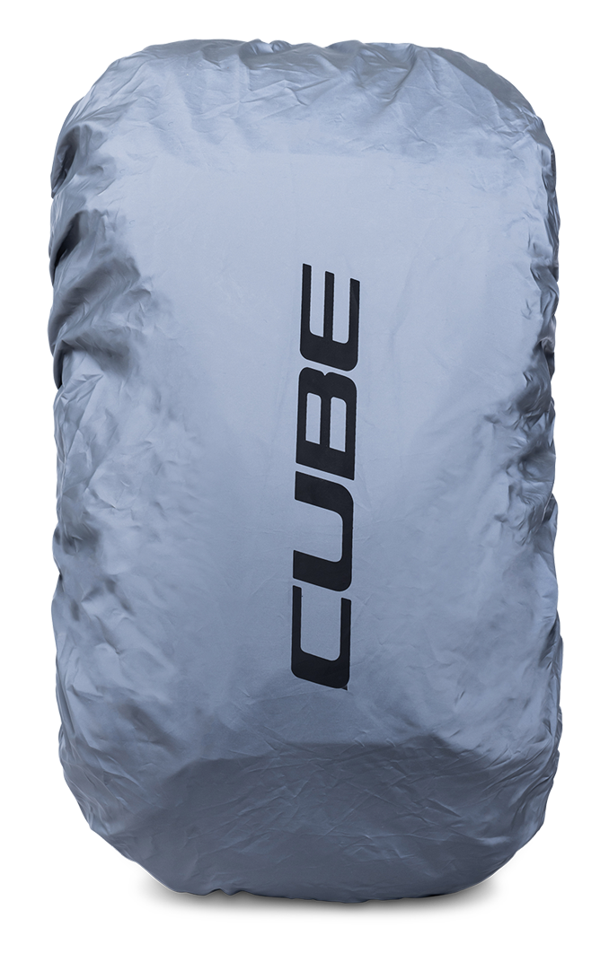 CUBE Raincover Small grey reflective