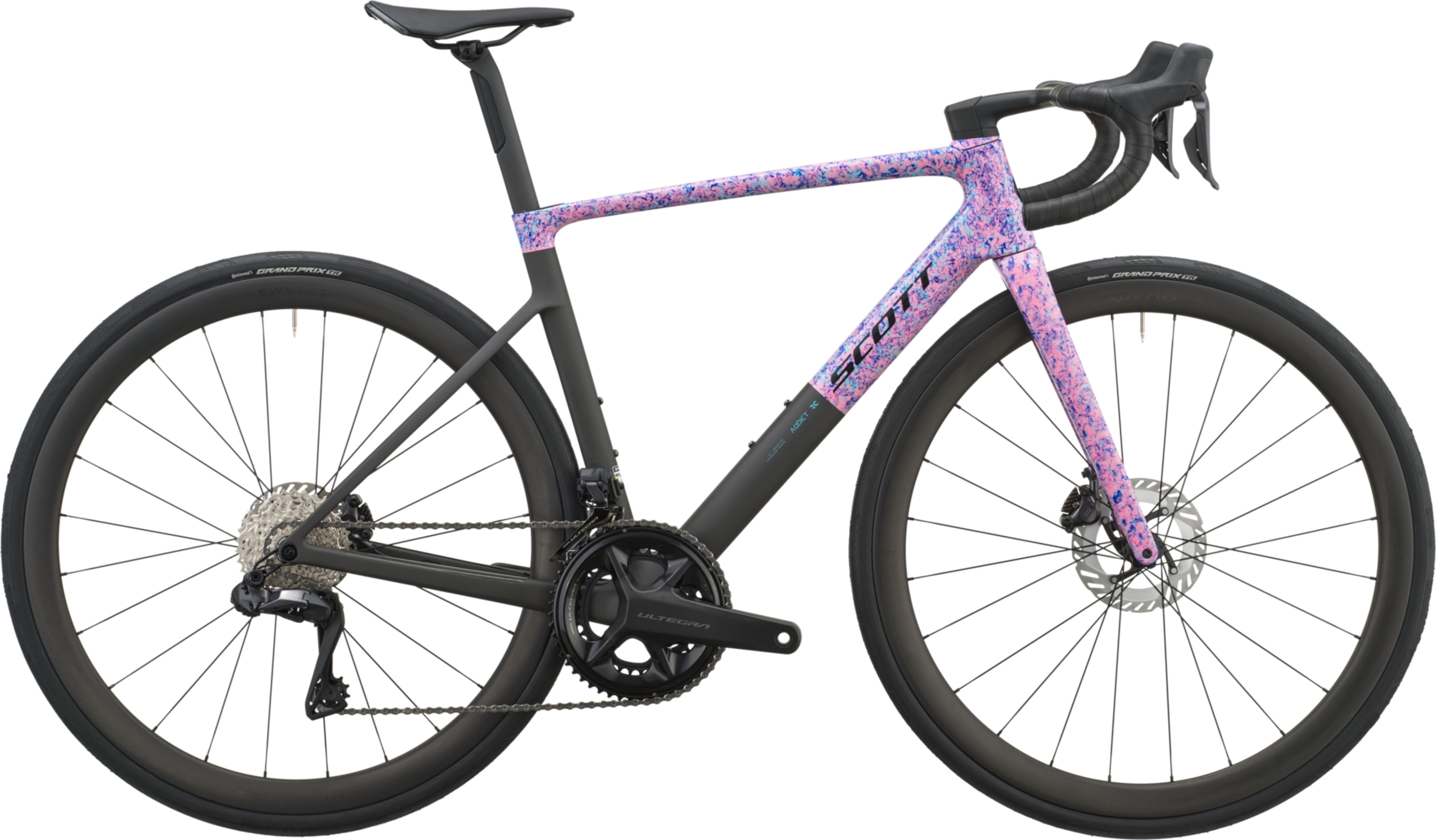 Scott Addict RC 10 flourish blue/carbon black (2027)