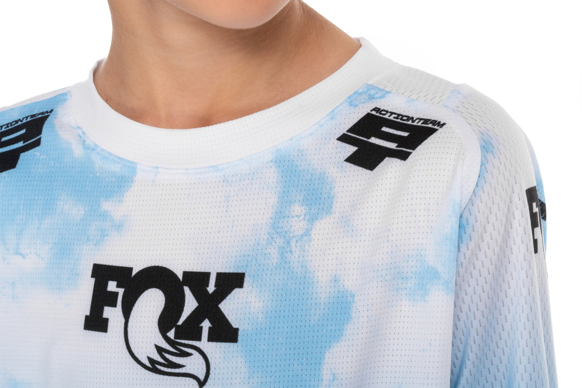 CUBE MTB Trikot ROOKIE X Actionteam langarm topas blue