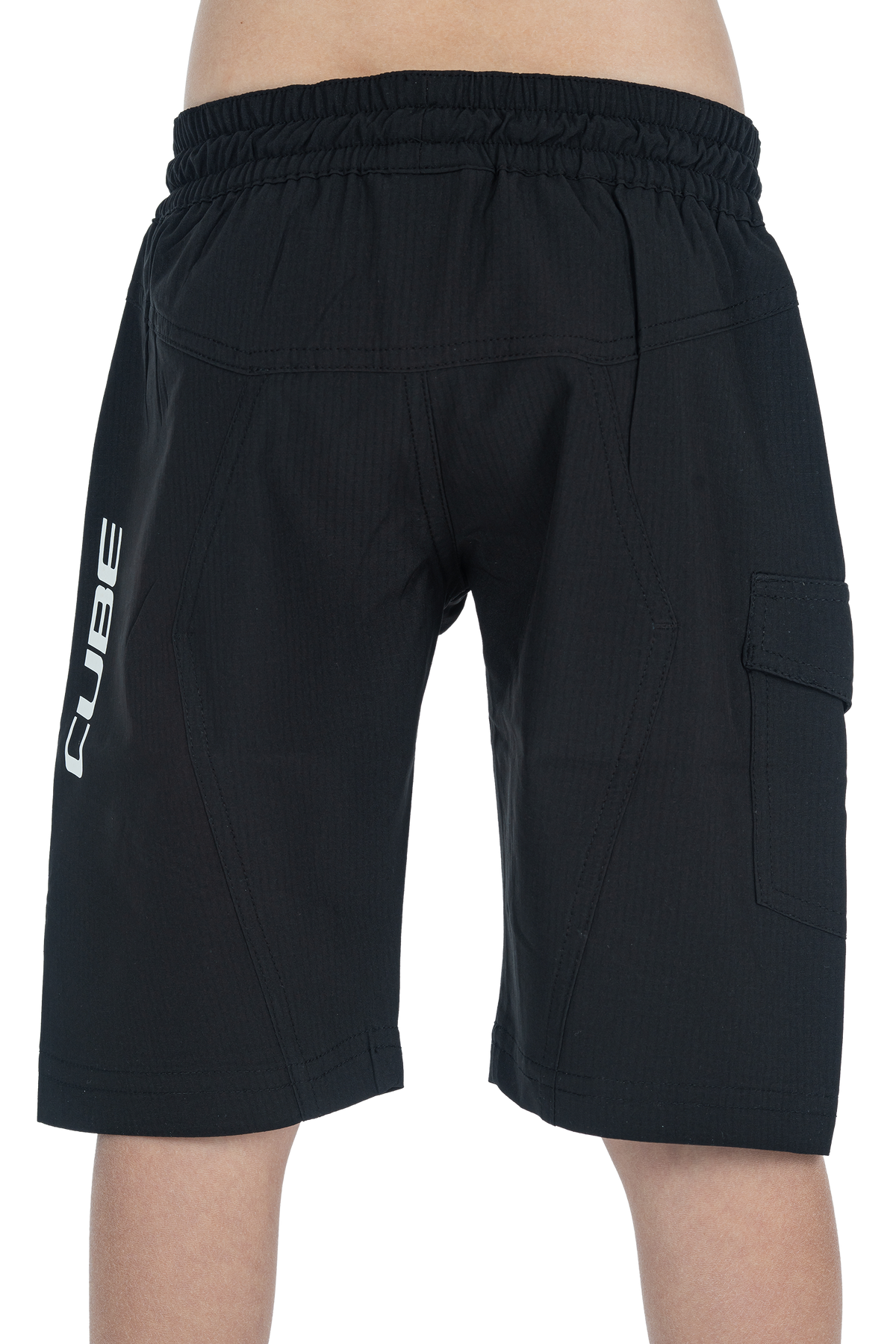 CUBE TEAMLINE Baggy Shorts ROOKIE black´n´white