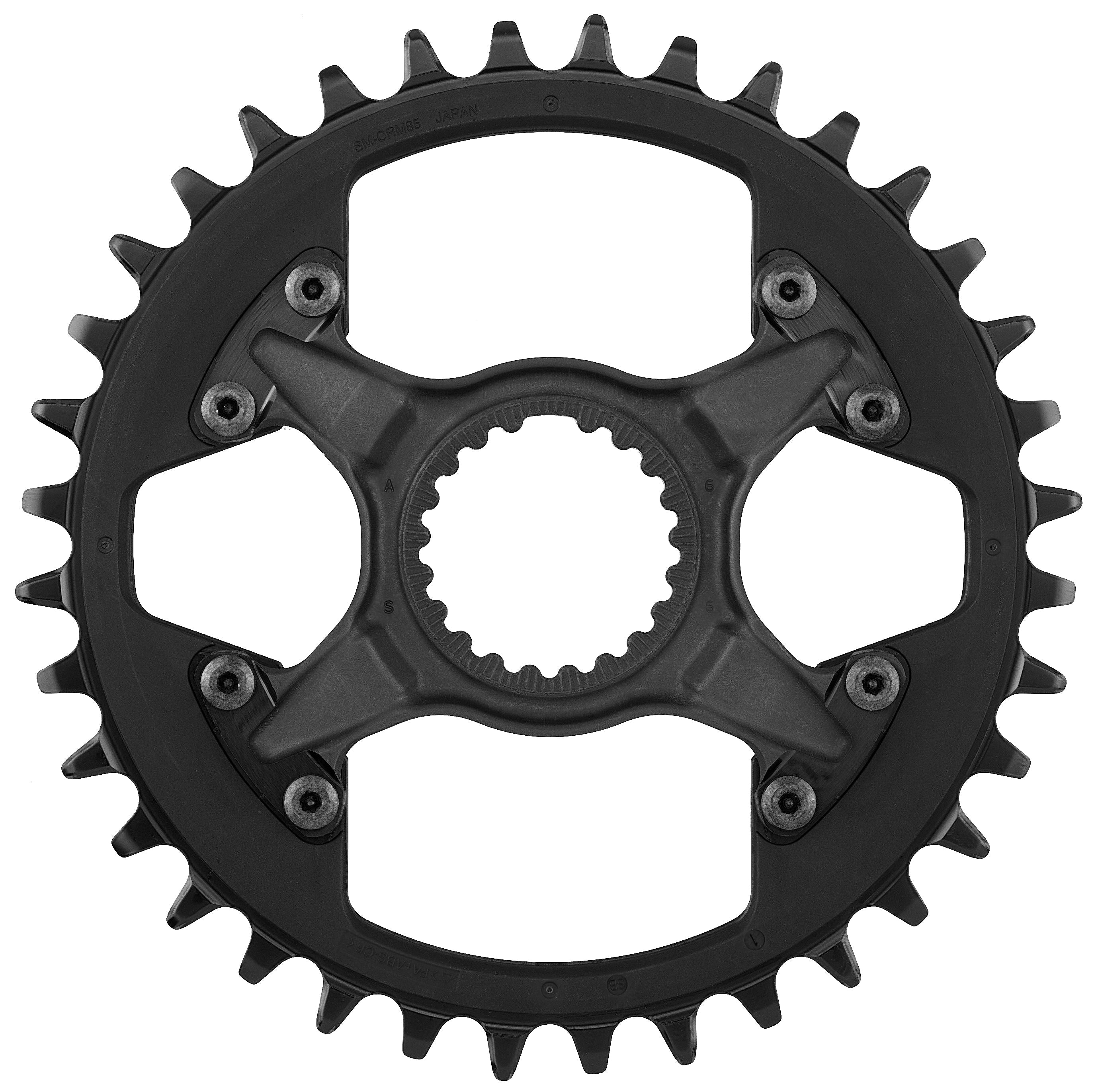 Shimano Deore XT SM-CRM85 Kettenblatt DM 1x12-fach für FC-M8100 | FC-M8120 | FC-M8130 schwarz