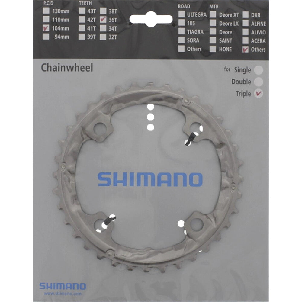Shimano Kettenblätter SHIMANO Trekking FC-T551 36 Zähne