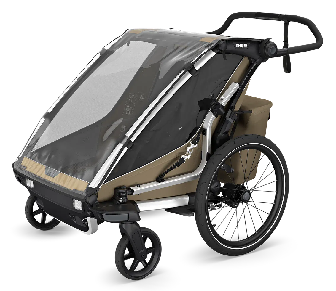 Thule Chariot Cross 2 Single Kinderanhänger  faded khaki