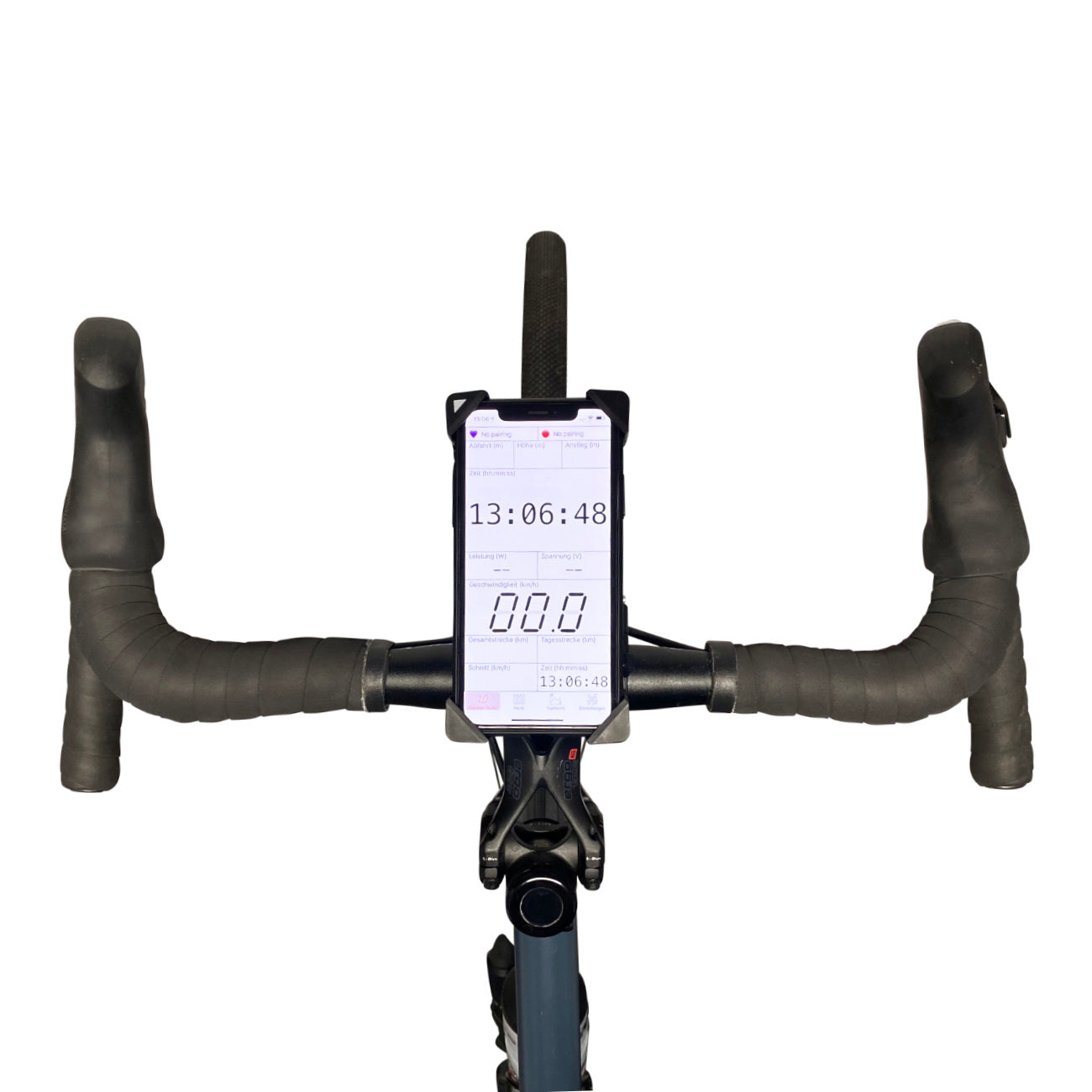 NC-17 Connect 3D Universal Smartphonehalter, Lenkermontage Center Mount (mittig zum Vorbau am Lenker) schwarz