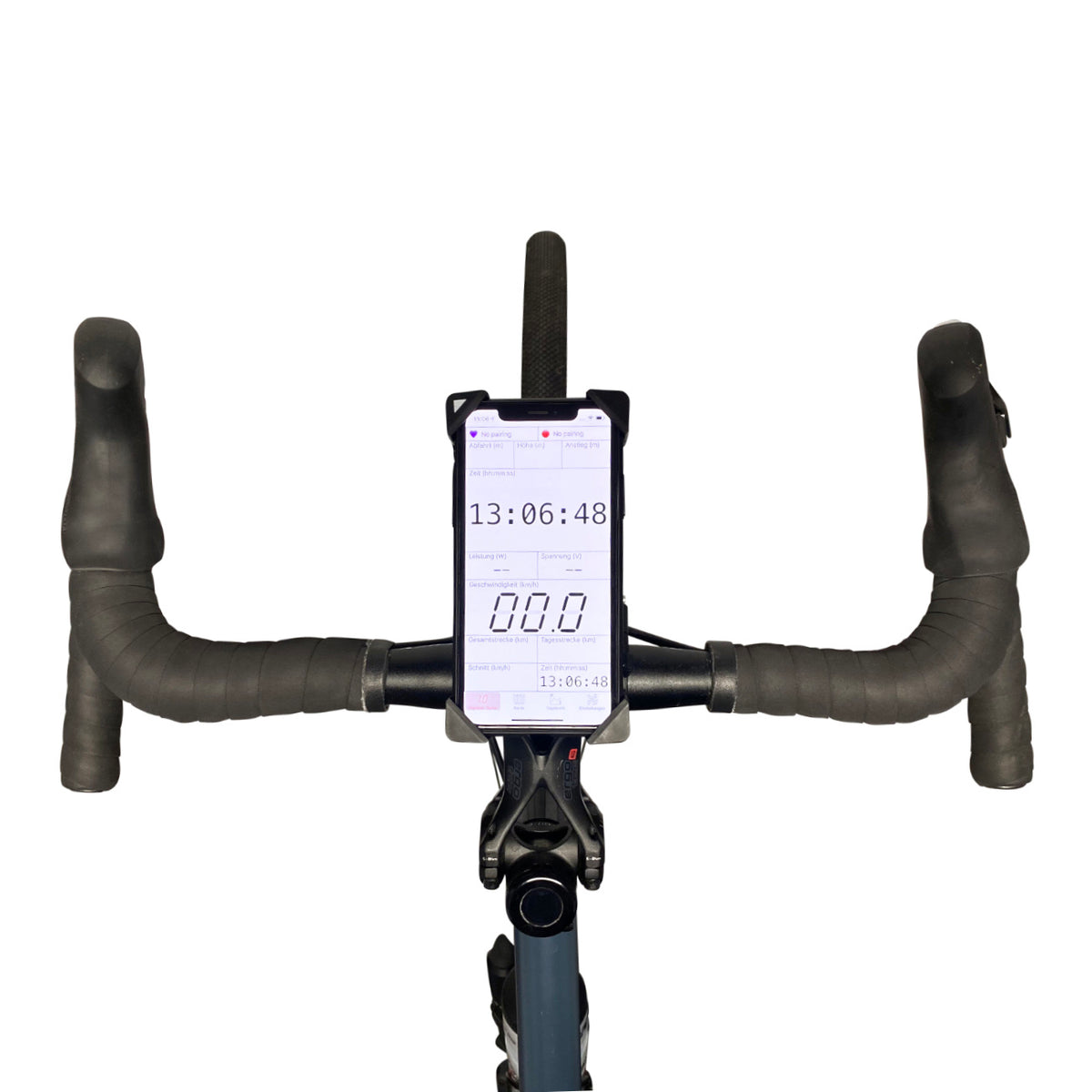NC-17 Connect 3D Universal Smartphonehalter, Lenkermontage Center Mount (mittig zum Vorbau am Lenker) schwarz
