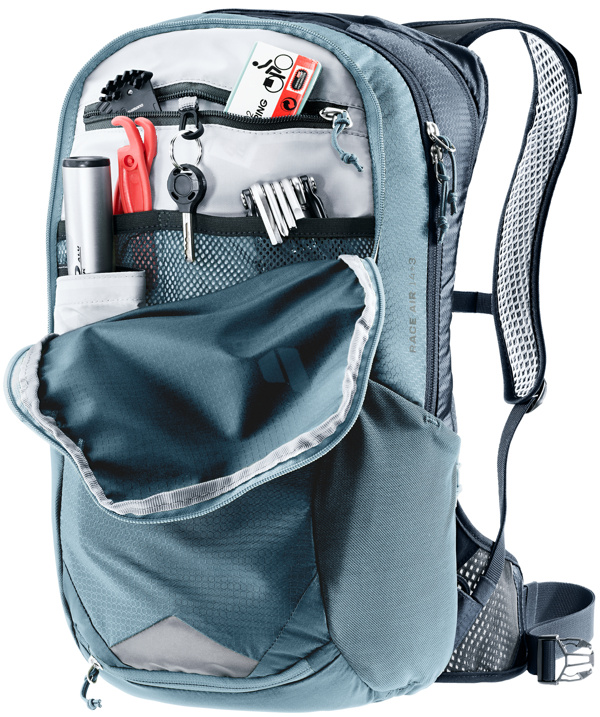 deuter Race Air 14+3 Fahrradrucksack blau