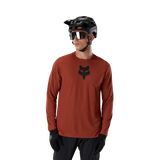 Fox Ranger Ls Jersey Fox Head Amber Scarlet