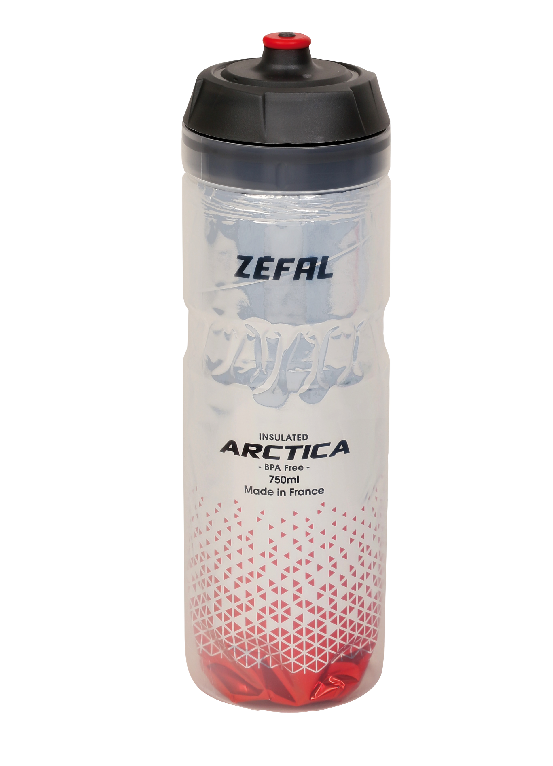 Zefal Arctica 75 Thermo-Trinkflasche 750ml silver/red