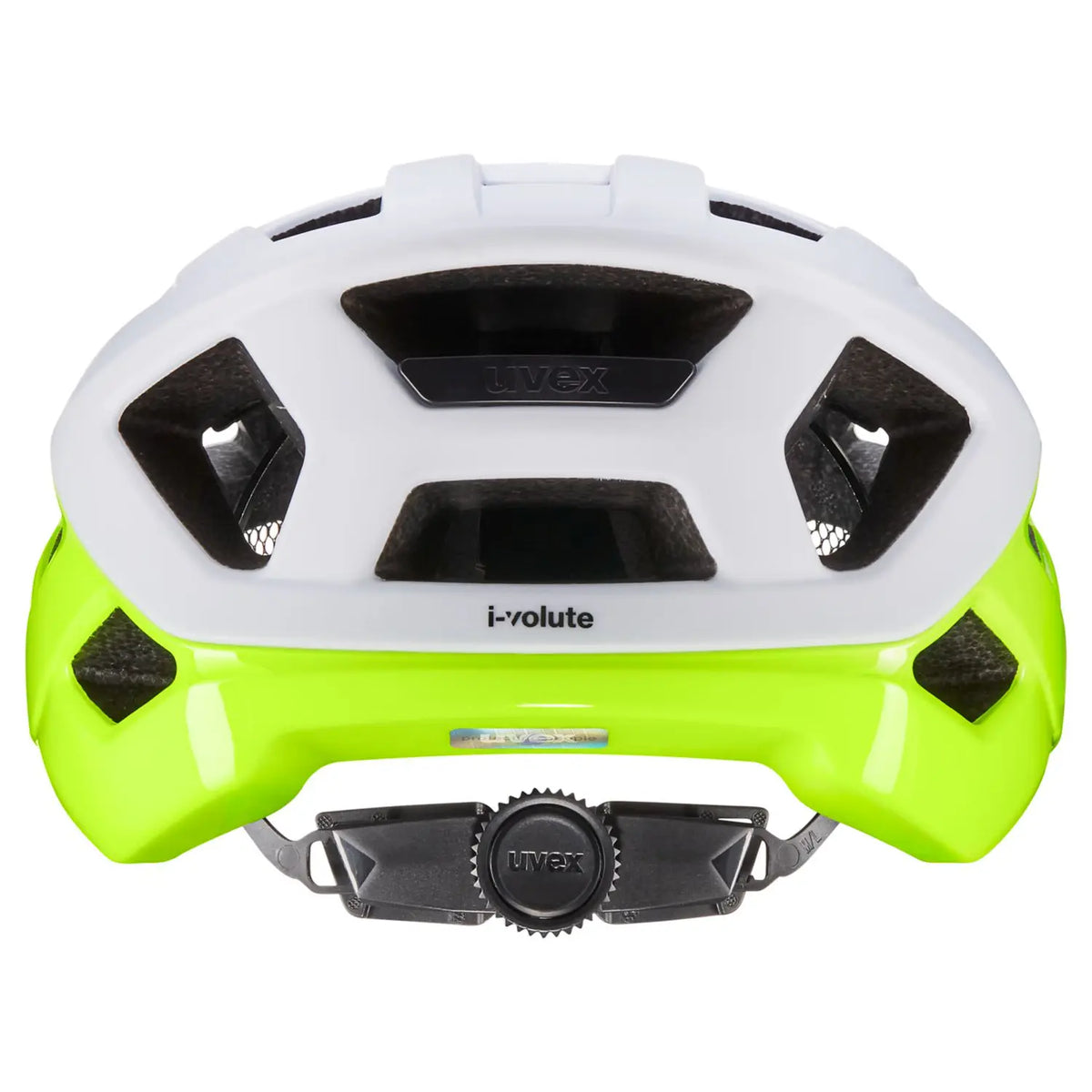 uvex I-Volute Rennrad-Helm White-Neon Yellow Matt