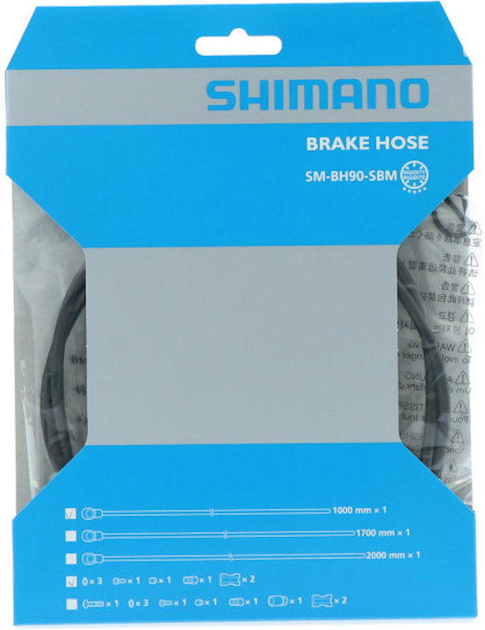 Shimano Deore XT SM-BH90-SBM Bremsleitung Gerades Banjo schwarz