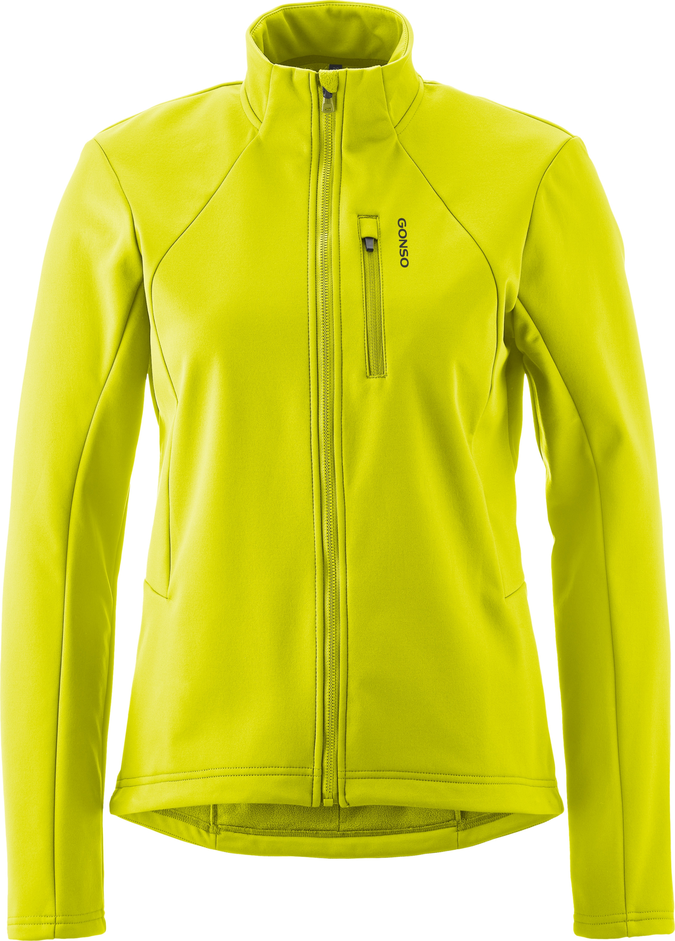 Gonso ADVENTURE JACKET SOFTSHELL W safety yellow