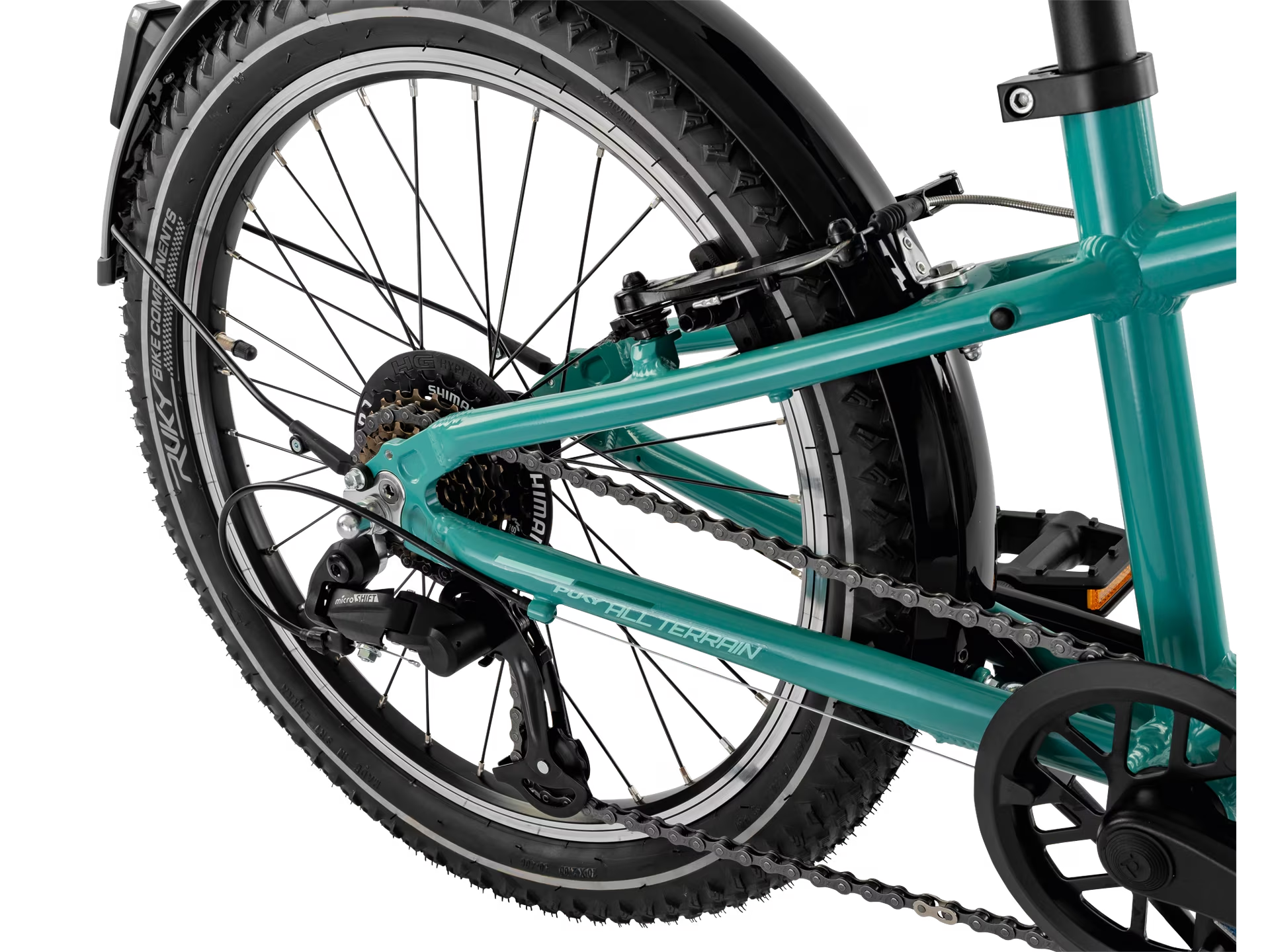 B-Ware: PUKY CYKE 26-8 ACTIVE turquoise/black (2027)