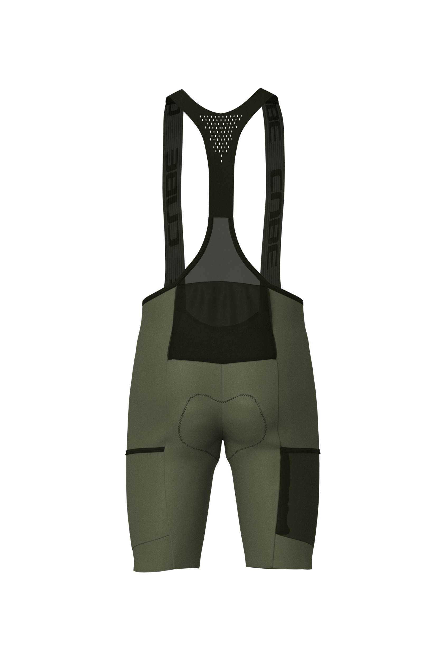 Cube GRAVEL Trägerhose CARGO olive