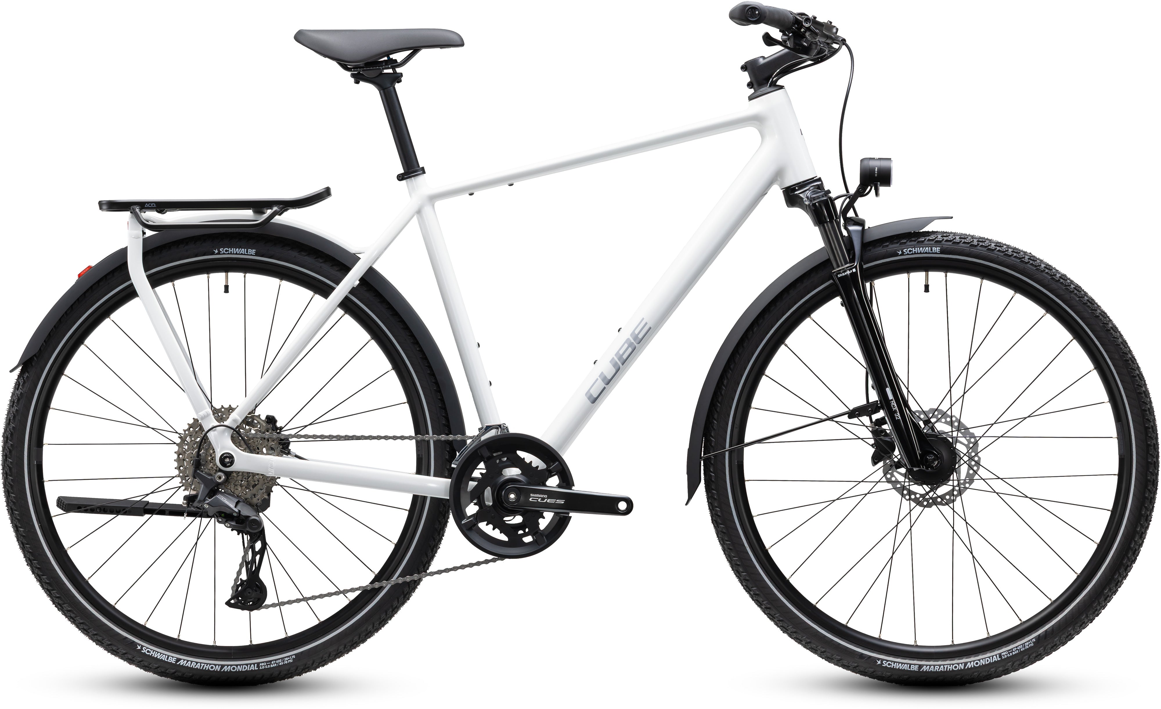 Cube Kathmandu Pro Diamant metallicwhite´n´chrome (2027)