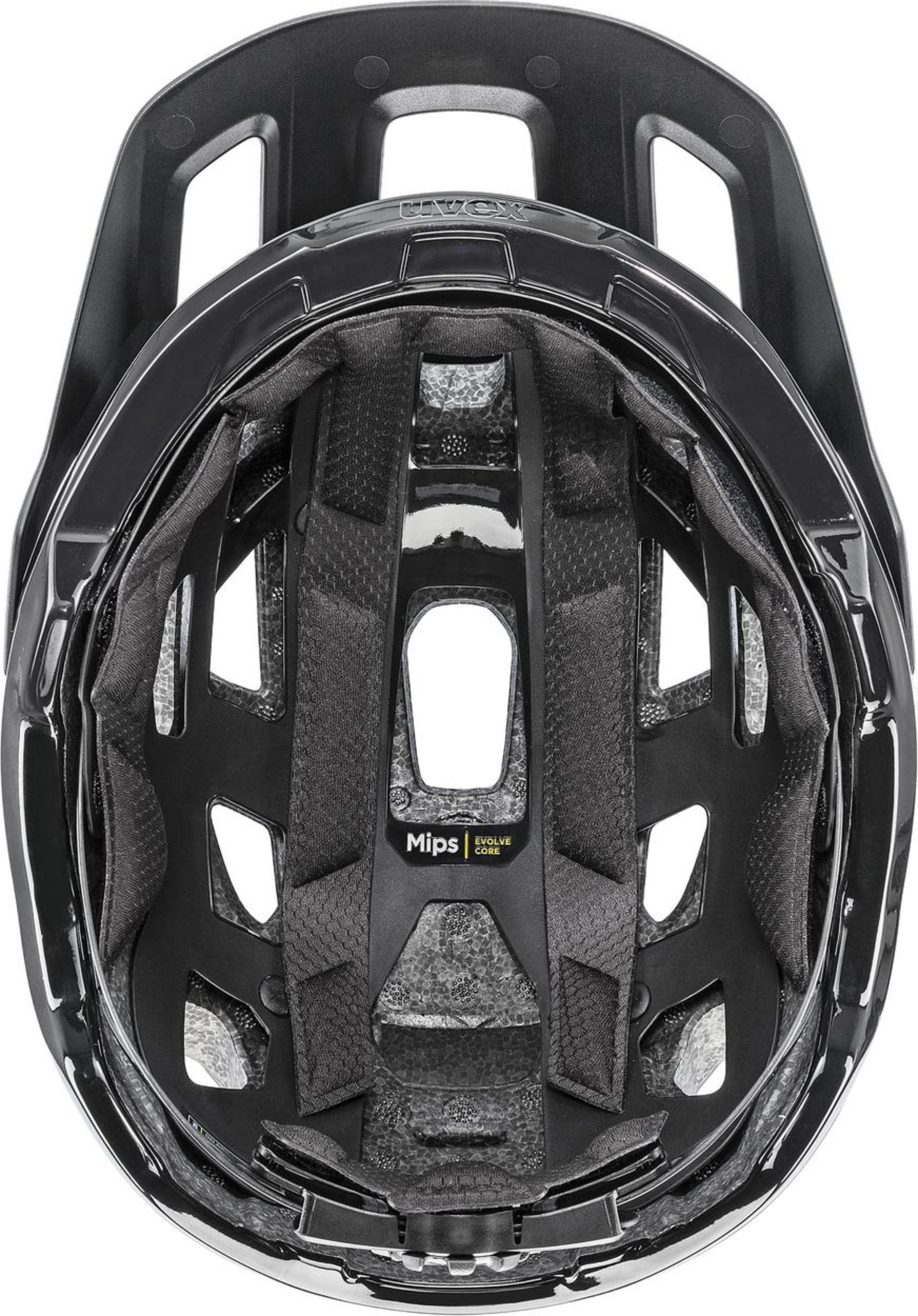uvex React Mips MTB-Helm Black Matt