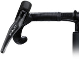 Shimano GRX ST-RX820/BR-RX820 Scheibenbremsset Hinten Flat Mount 12-fach grau/schwarz