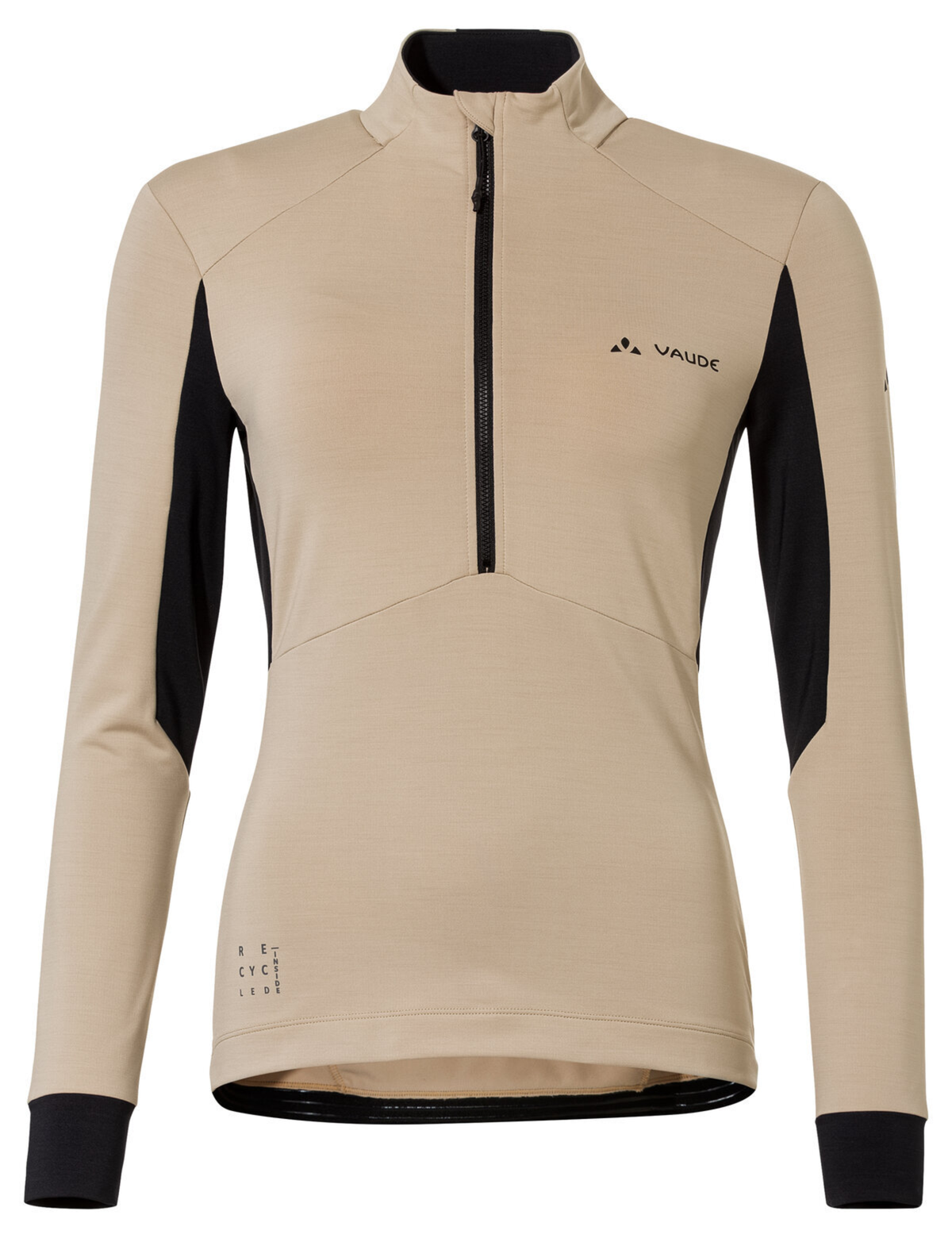 VAUDE Women's Kuro Halfzip LS Tricot beige