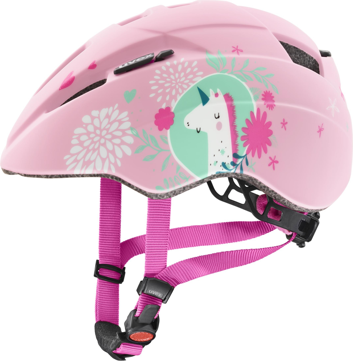 uvex Kid 2 Cc Kinderhelm Pink Unicorn Matt